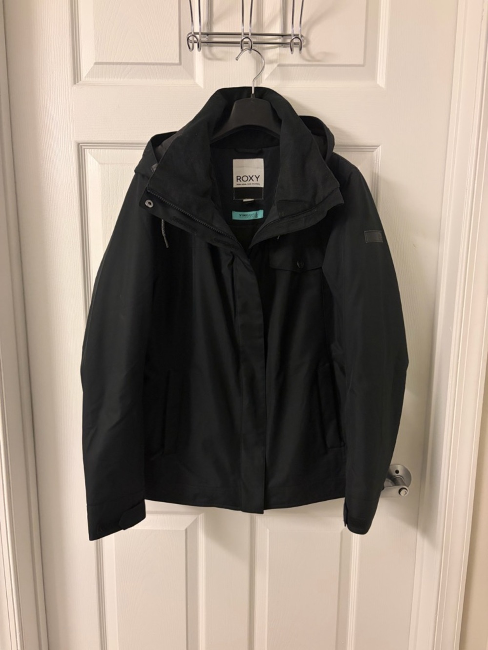 Roxy Women's Black Ski Jacket with Hood